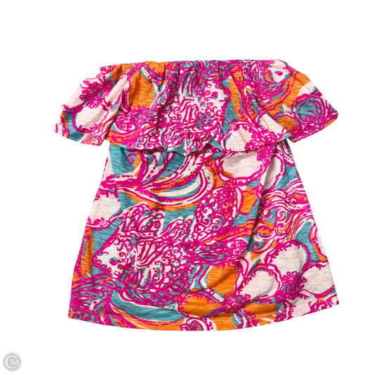 Top Sleeveless Designer By Lilly Pulitzer In Nautical Print, Size: M
