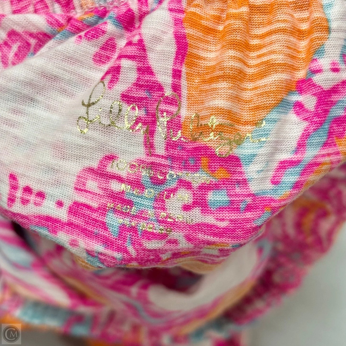 Top Sleeveless Designer By Lilly Pulitzer In Nautical Print, Size: M