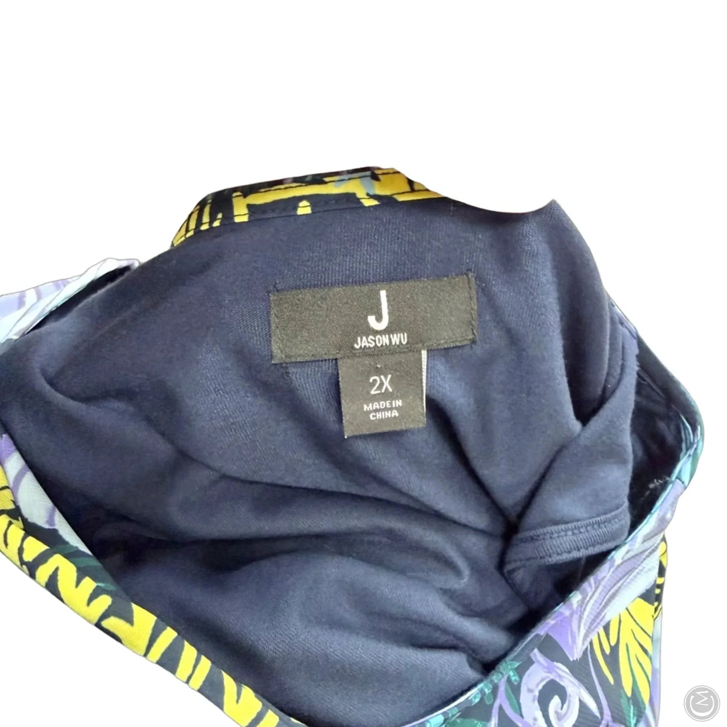 Top Long Sleeve Designer By Jason Wu In Floral Print, Size: 2x