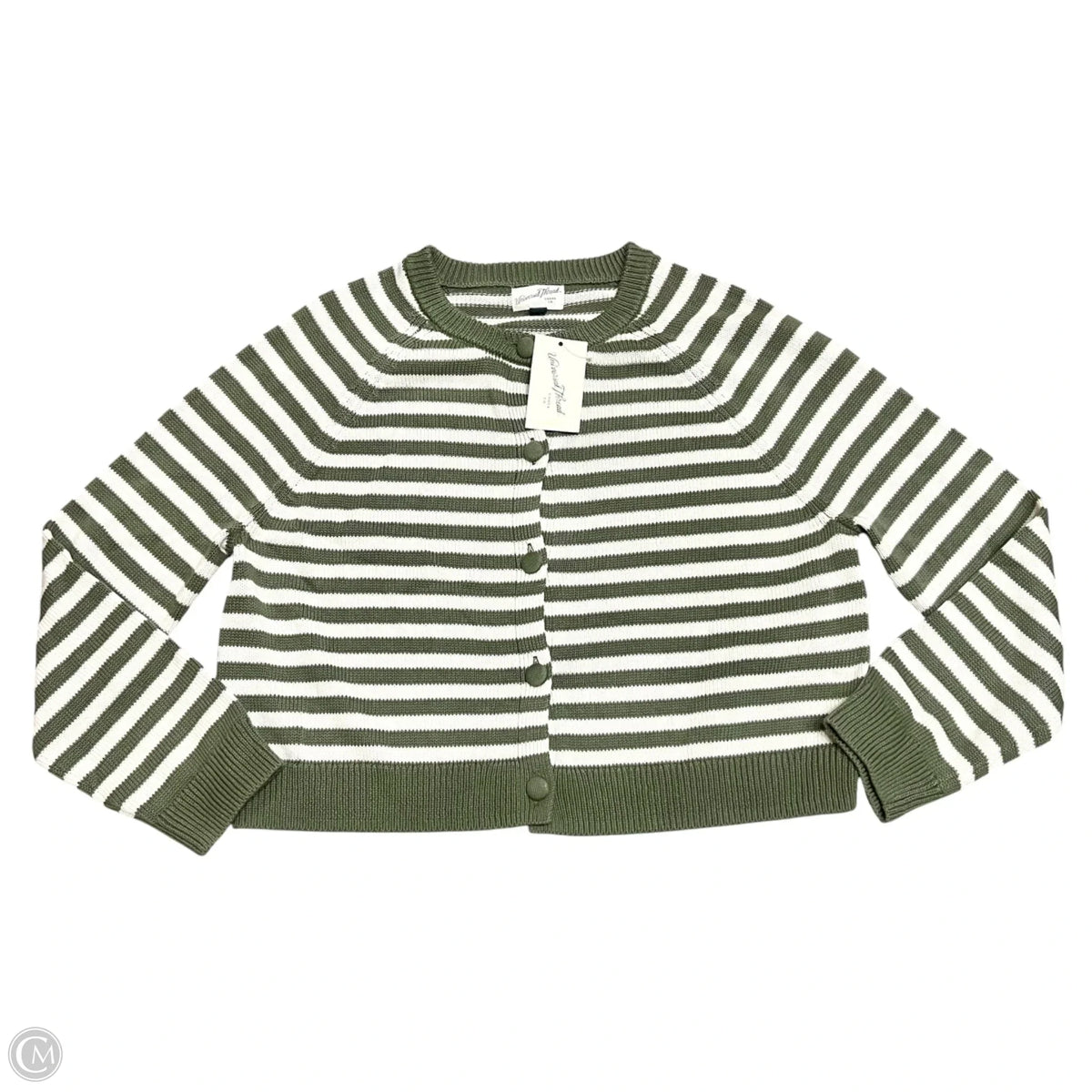Sweater By Universal Thread In Striped Pattern, Size: L