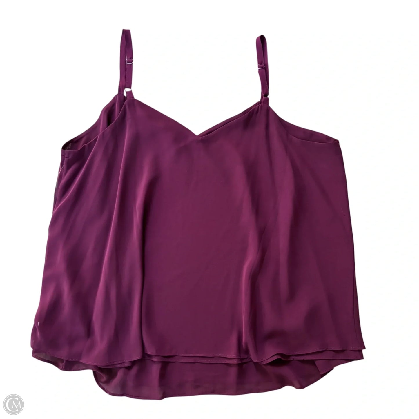 Top Sleeveless By Torrid In Maroon, Size: 2x