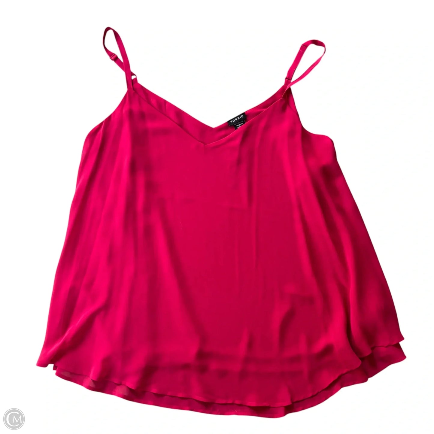 Top Sleeveless By Torrid In Red, Size: 2x