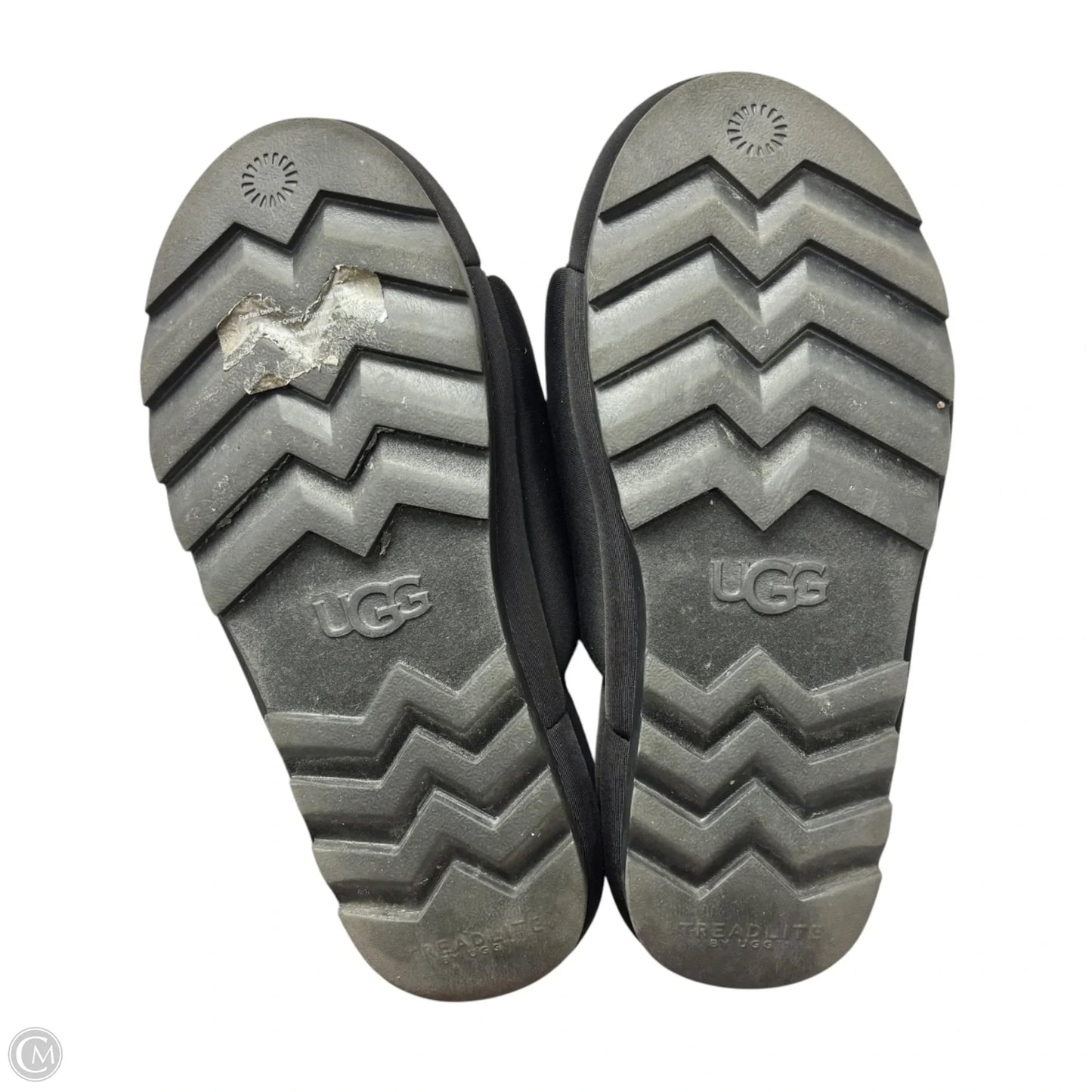 Sandals Designer By Ugg In Black, Size: 11