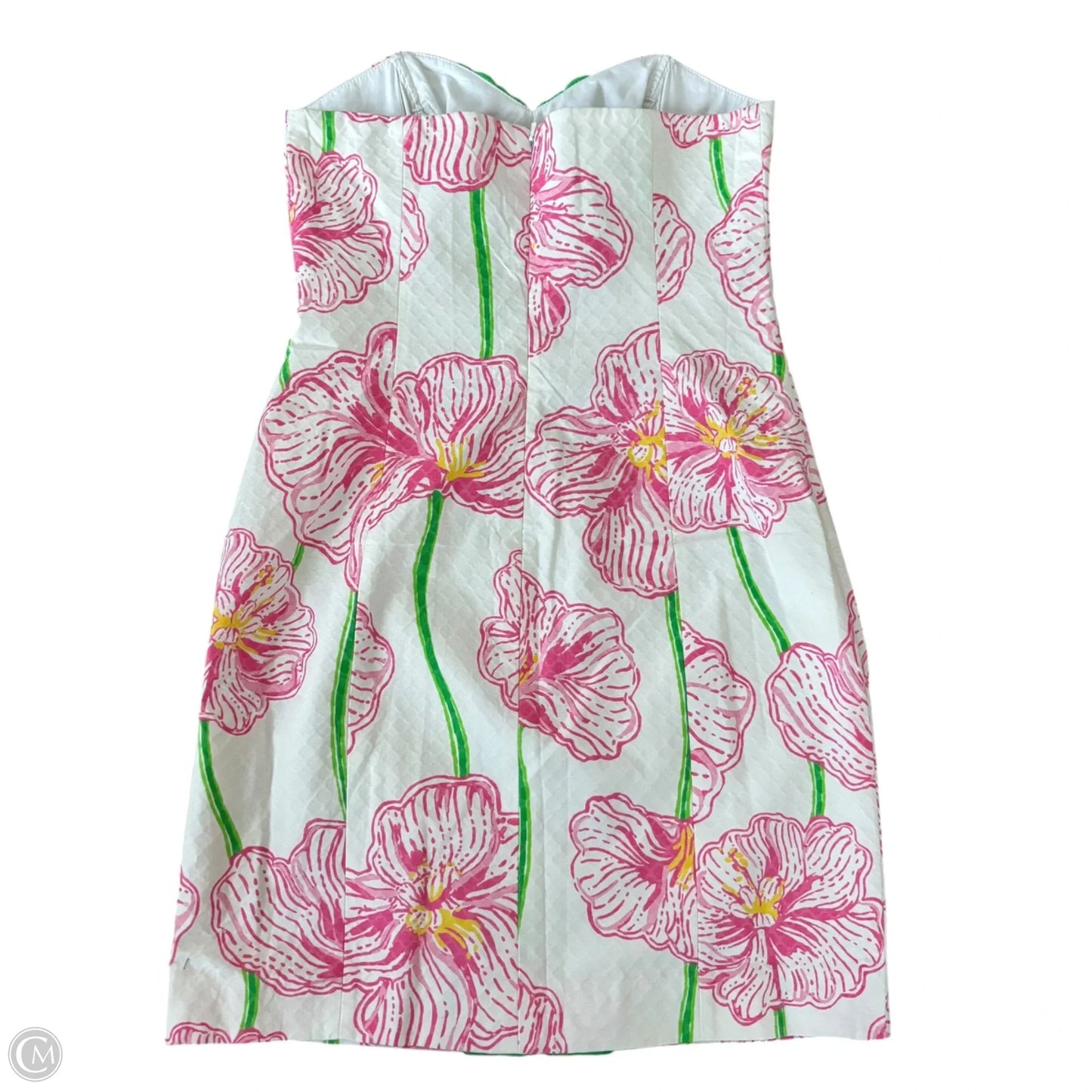 Dress Designer By Lilly Pulitzer In Pink & White, Size: Xs