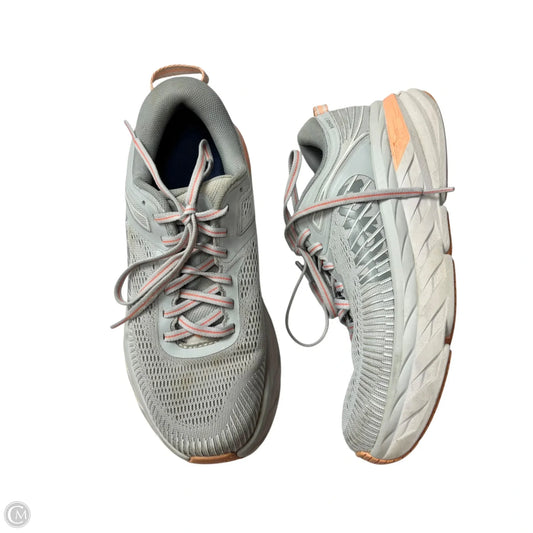 Shoes Athletic By Hoka In Grey, Size: 7.5