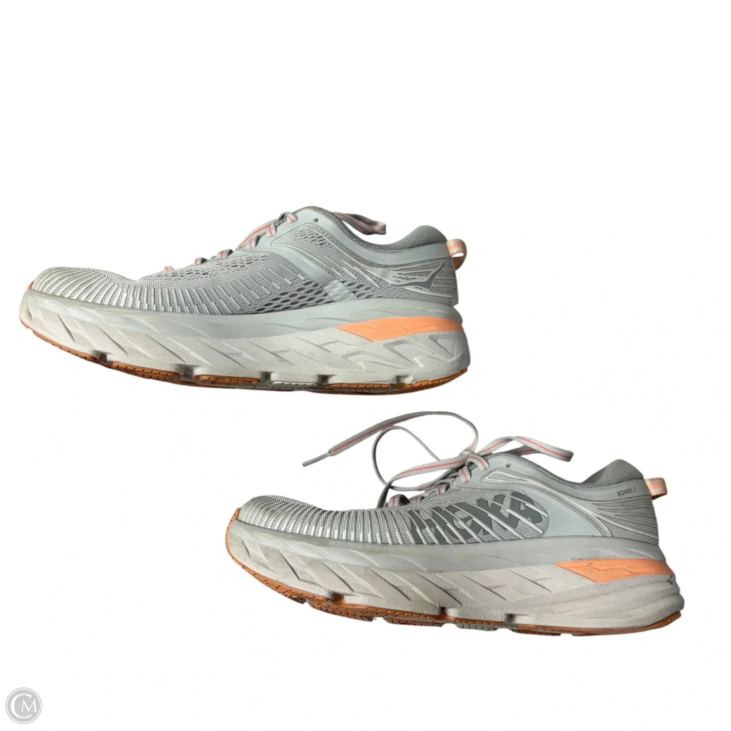 Shoes Athletic By Hoka In Grey, Size: 7.5