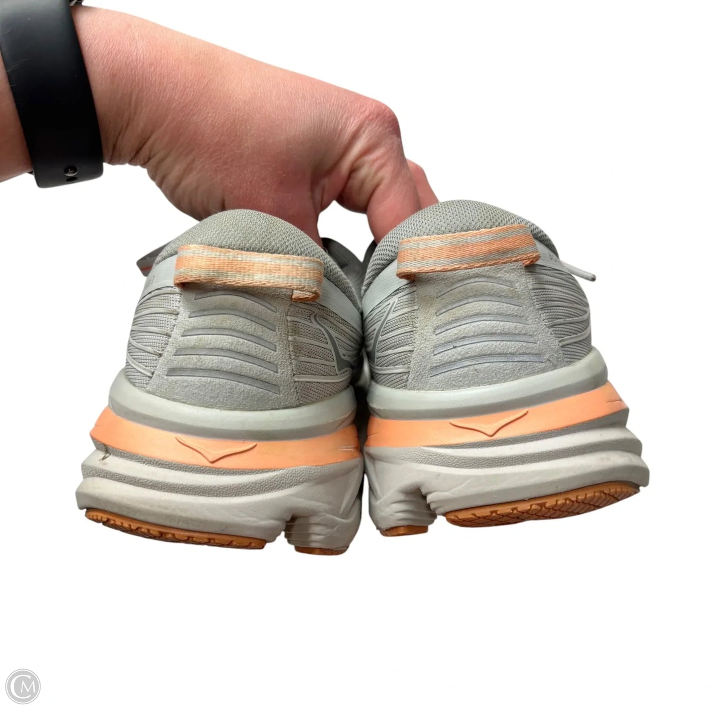 Shoes Athletic By Hoka In Grey, Size: 7.5