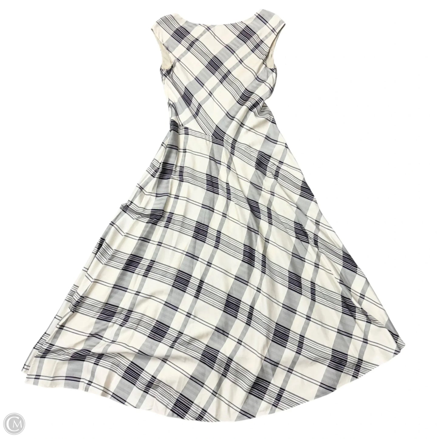 Dress Casual Maxi By Theory In Plaid Pattern, Size: S