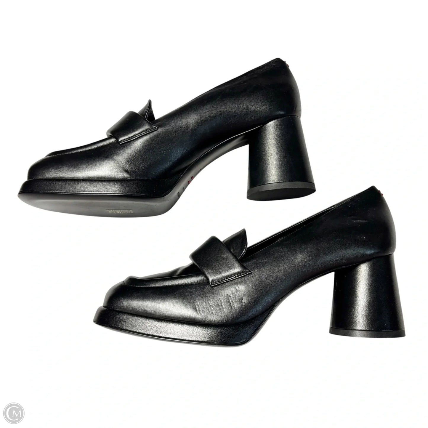 Shoes Heels Block By Halmanera In Black, Size: 10.5