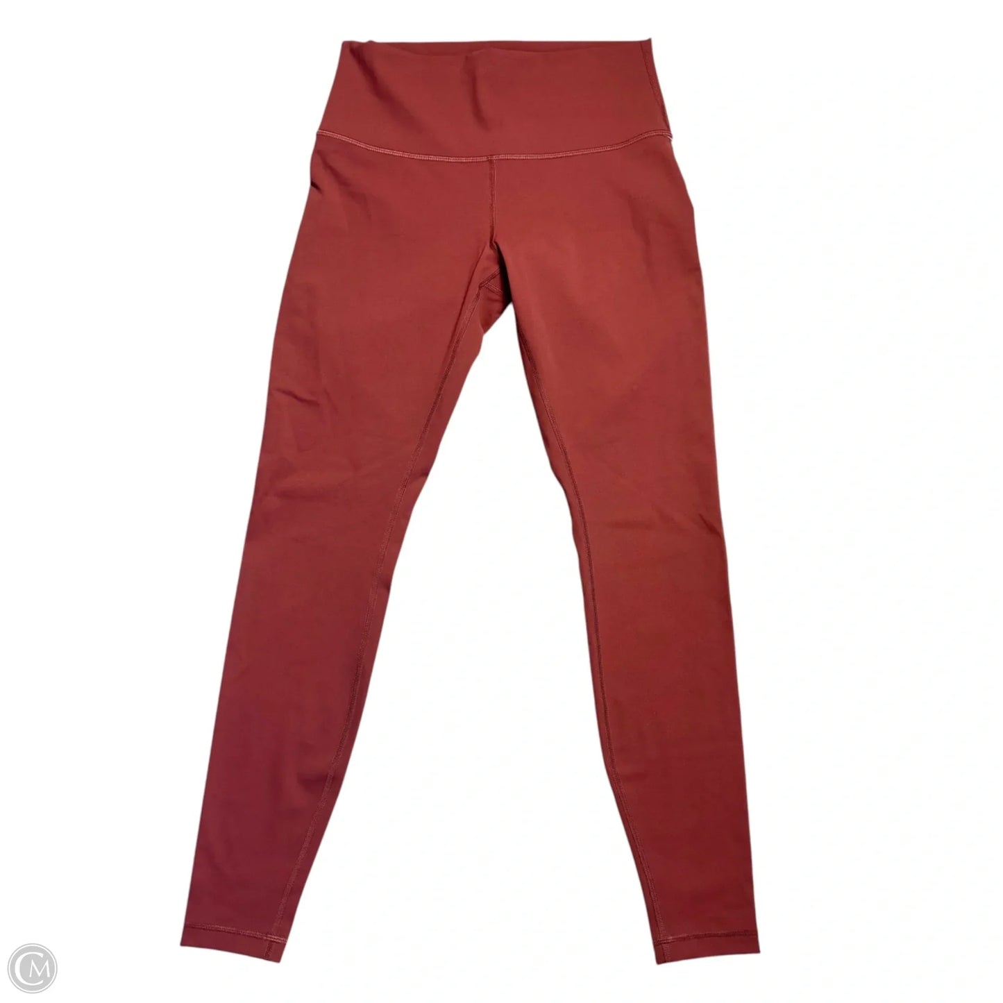 Athletic Leggings By Lululemon In Red, Size: M