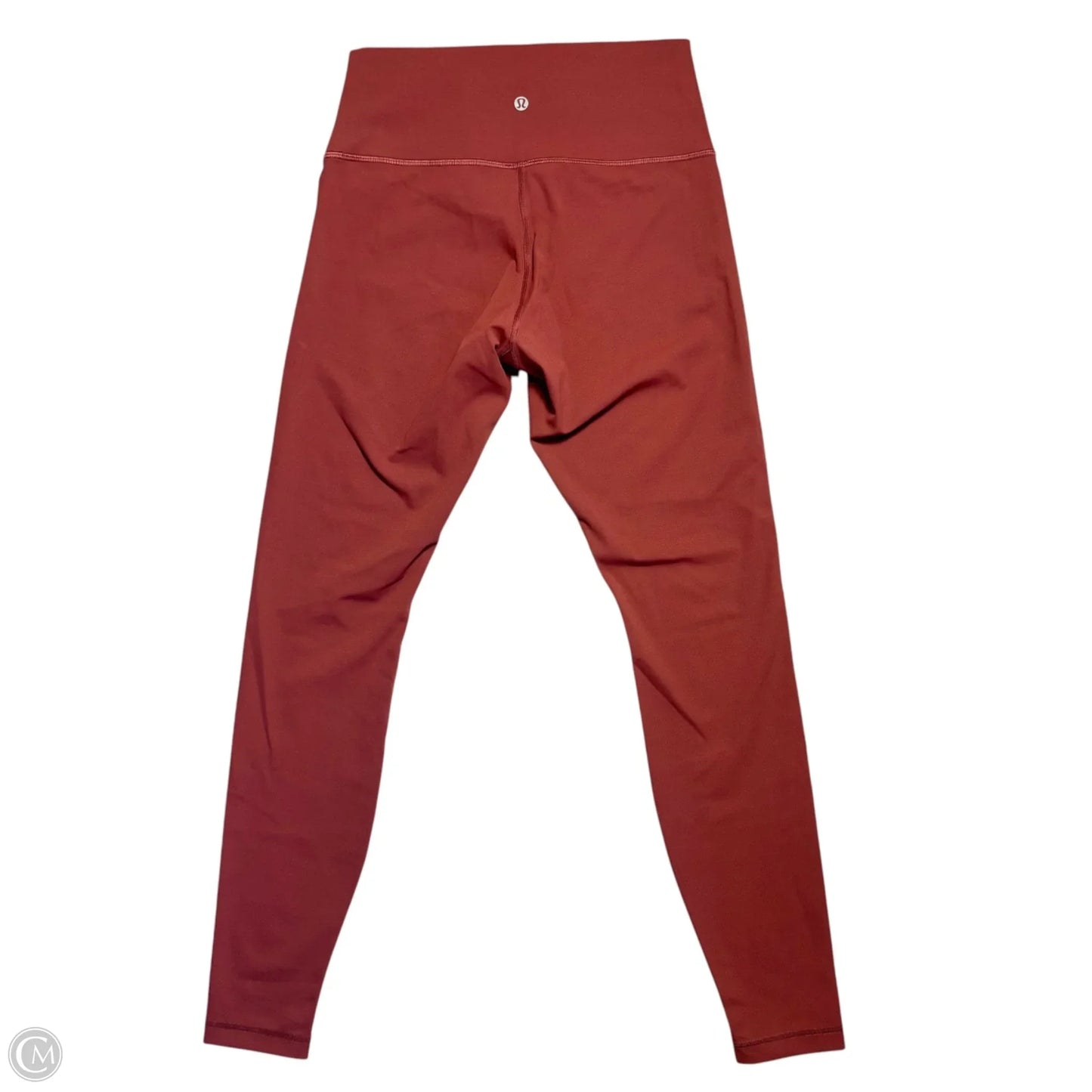 Athletic Leggings By Lululemon In Red, Size: M