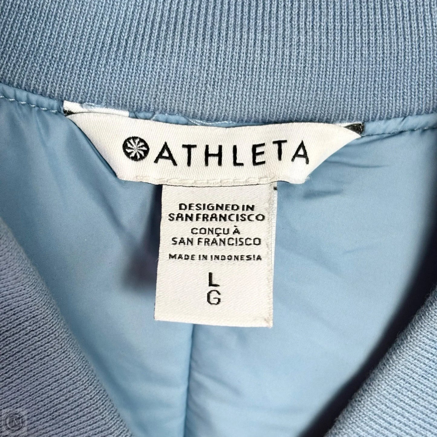 Jacket Puffer & Quilted By Athleta In Blue, Size: L