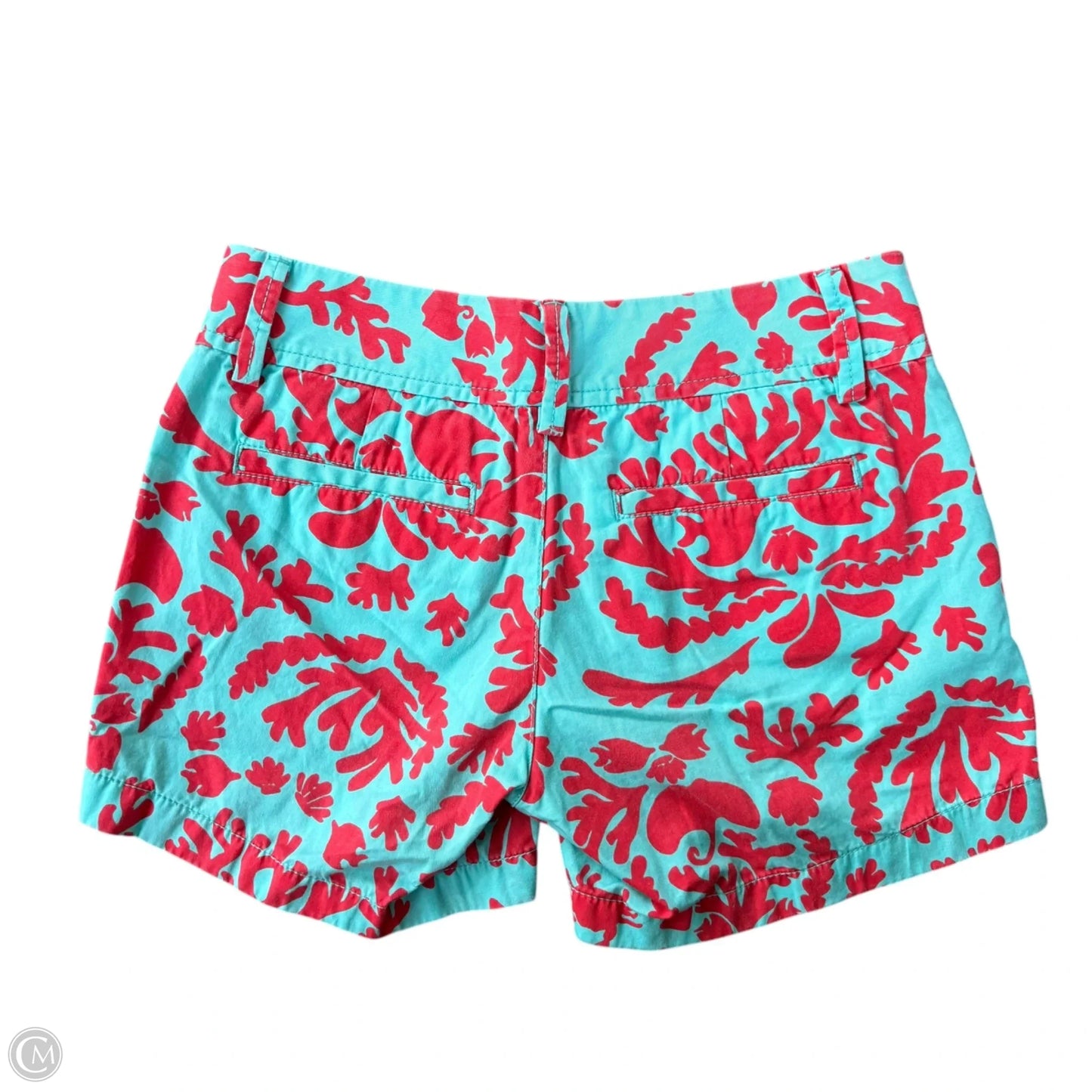Shorts Designer By Lilly Pulitzer In Blue & Red, Size: 00