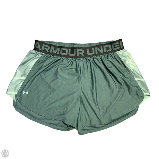 Athletic Shorts By Under Armour In Green, Size: 1x
