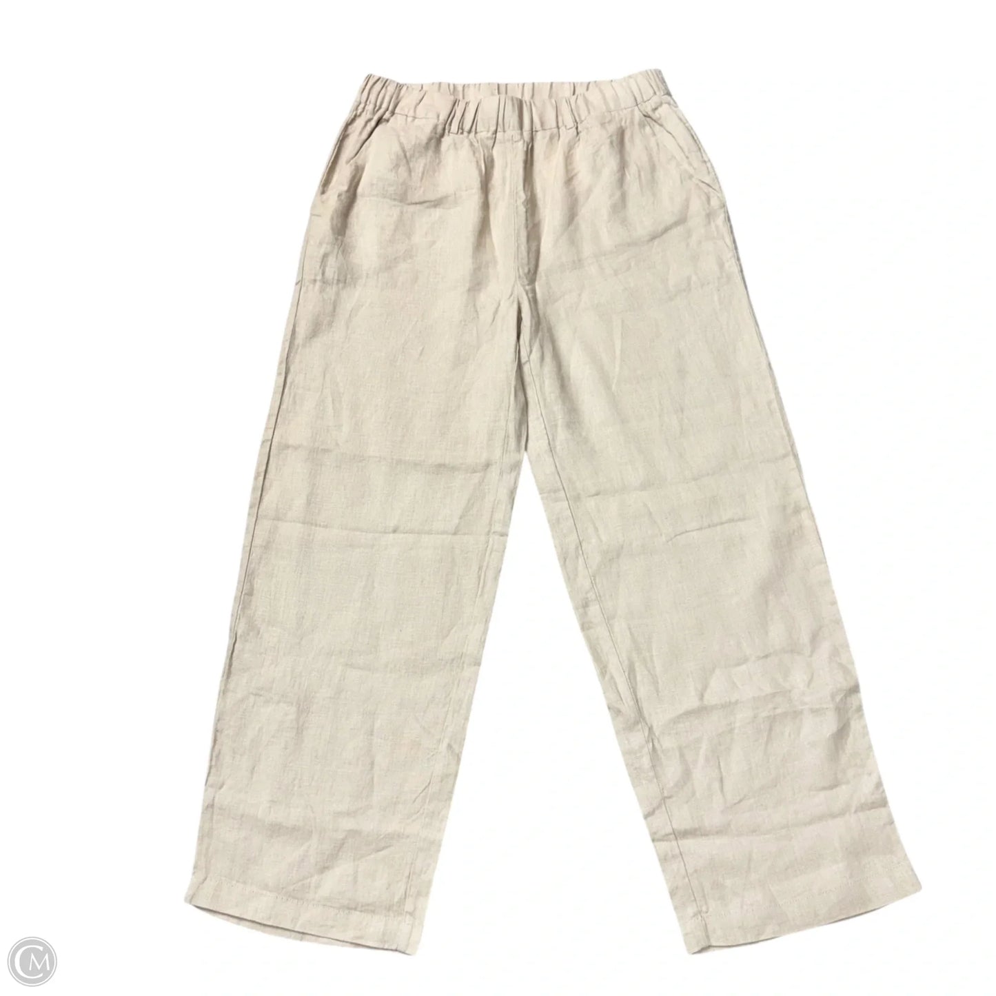 Pants Linen By Quince In Tan, Size: S