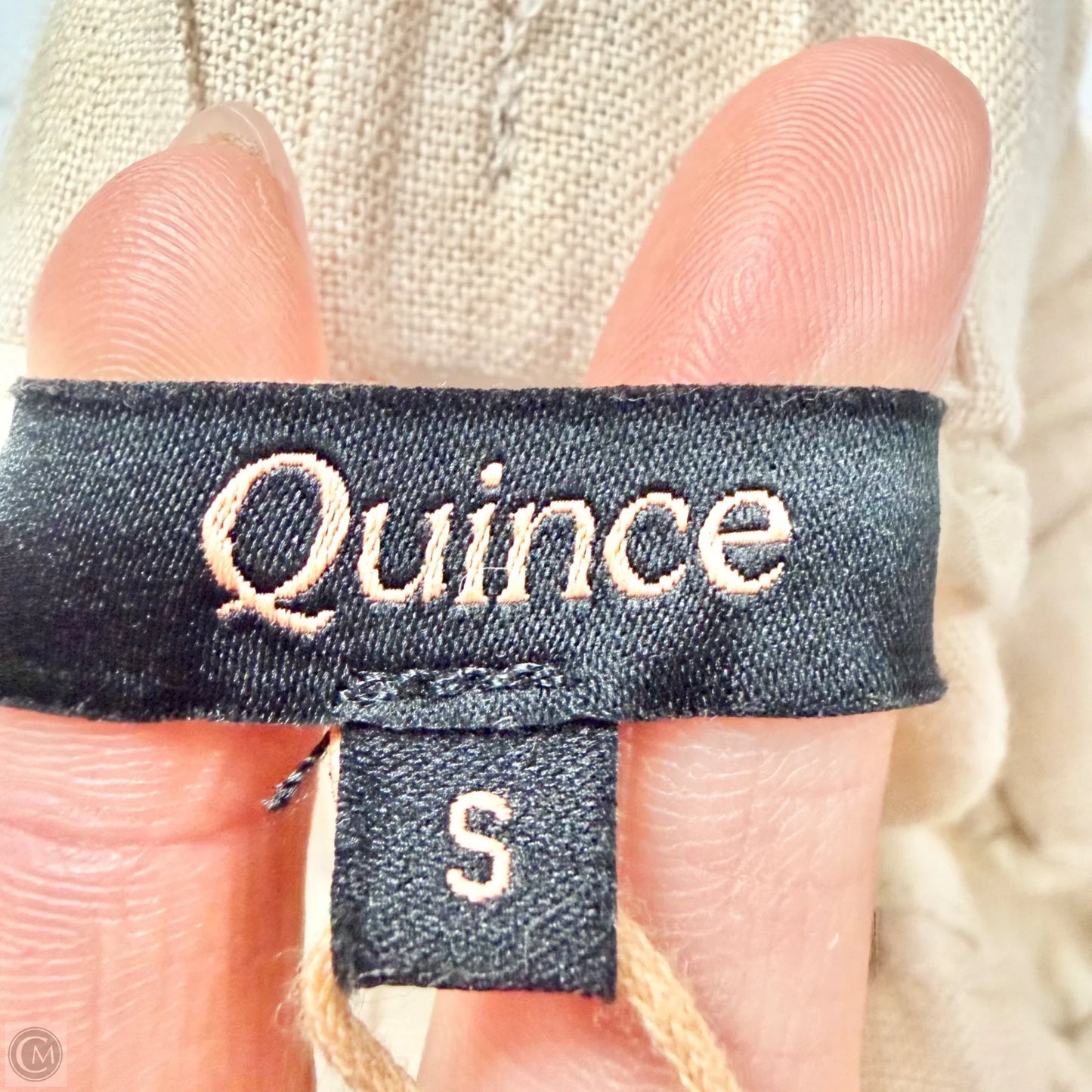 Pants Linen By Quince In Tan, Size: S