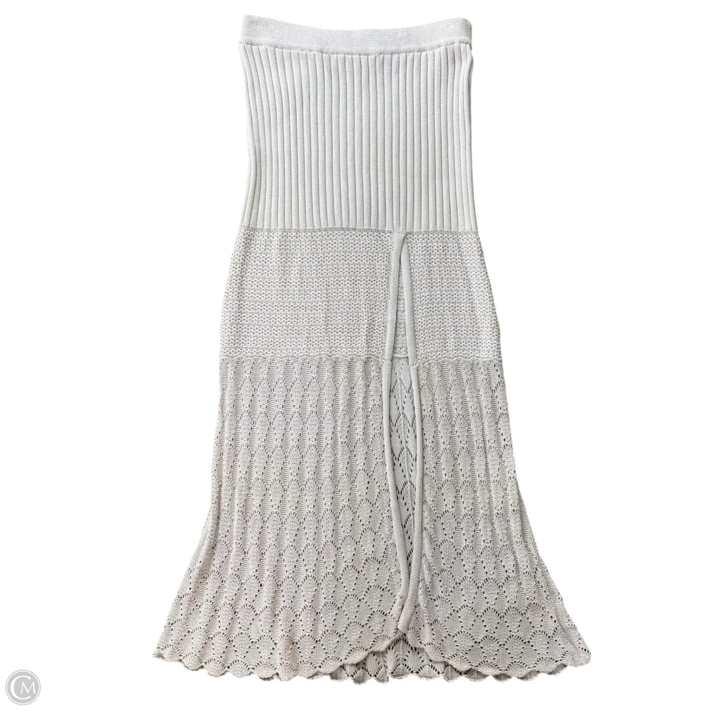 Skirt Midi By Free People In Beige, Size: Xl