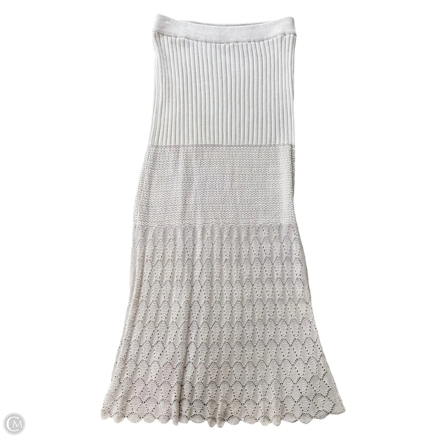 Skirt Midi By Free People In Beige, Size: Xl