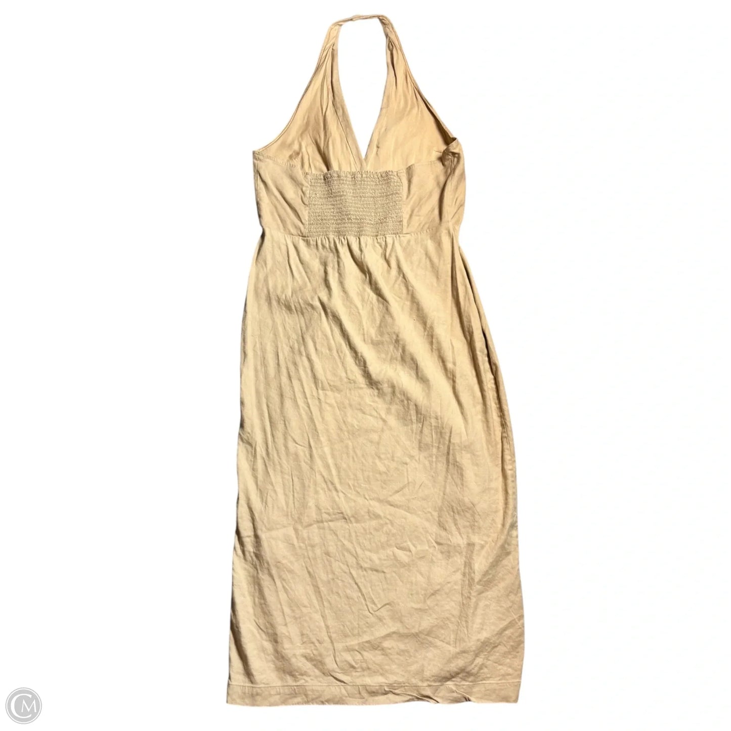 Dress Casual Maxi By Anthropologie In Tan, Size: Xlp