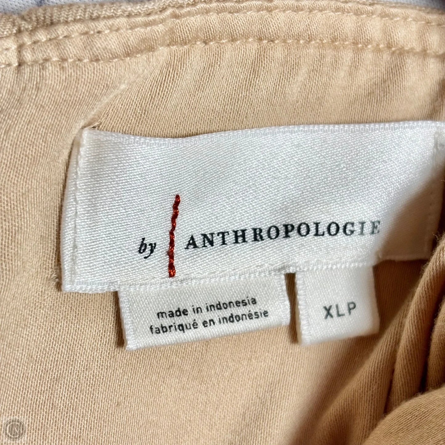 Dress Casual Maxi By Anthropologie In Tan, Size: Xlp
