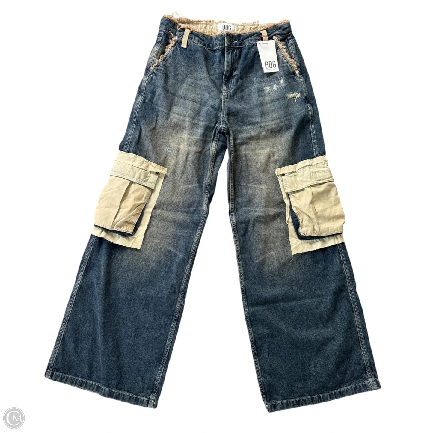Jeans Wide Leg By Bdg In Blue Denim, Size: 8