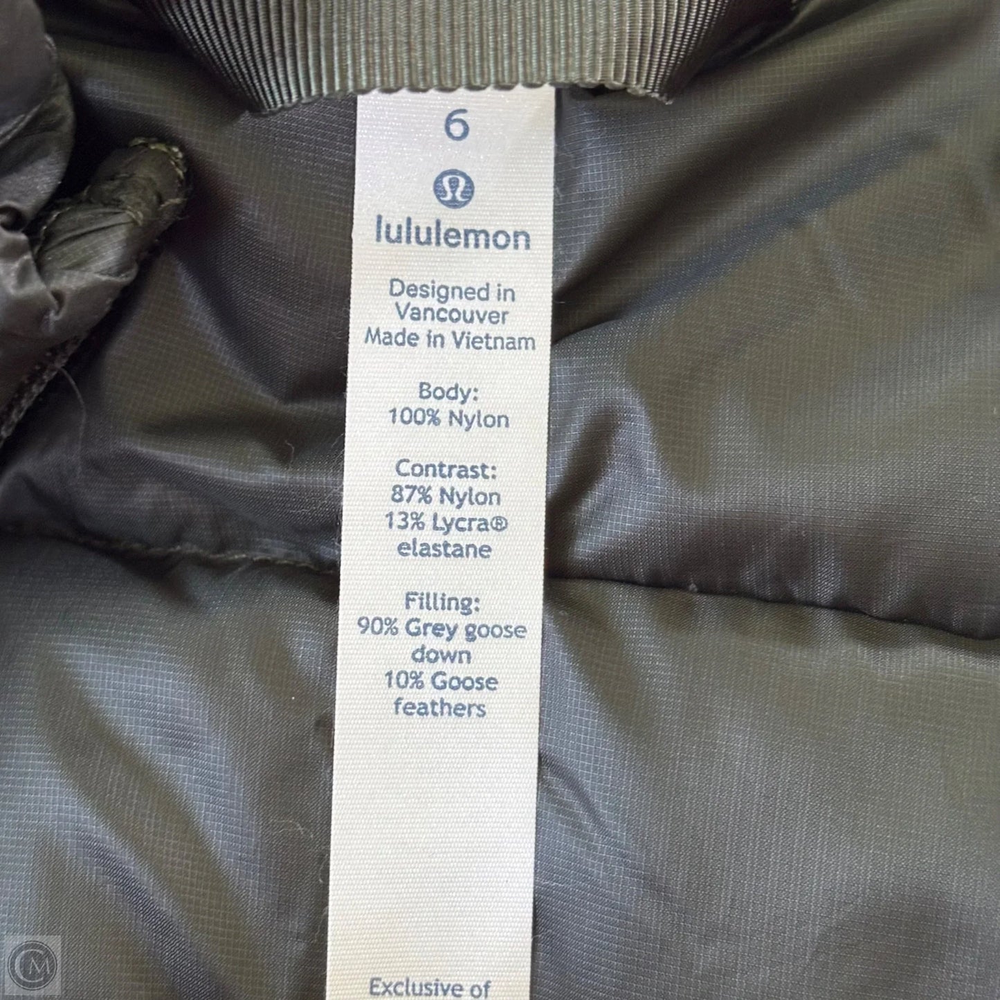 Vest Puffer & Quilted By Lululemon In Green, Size: S