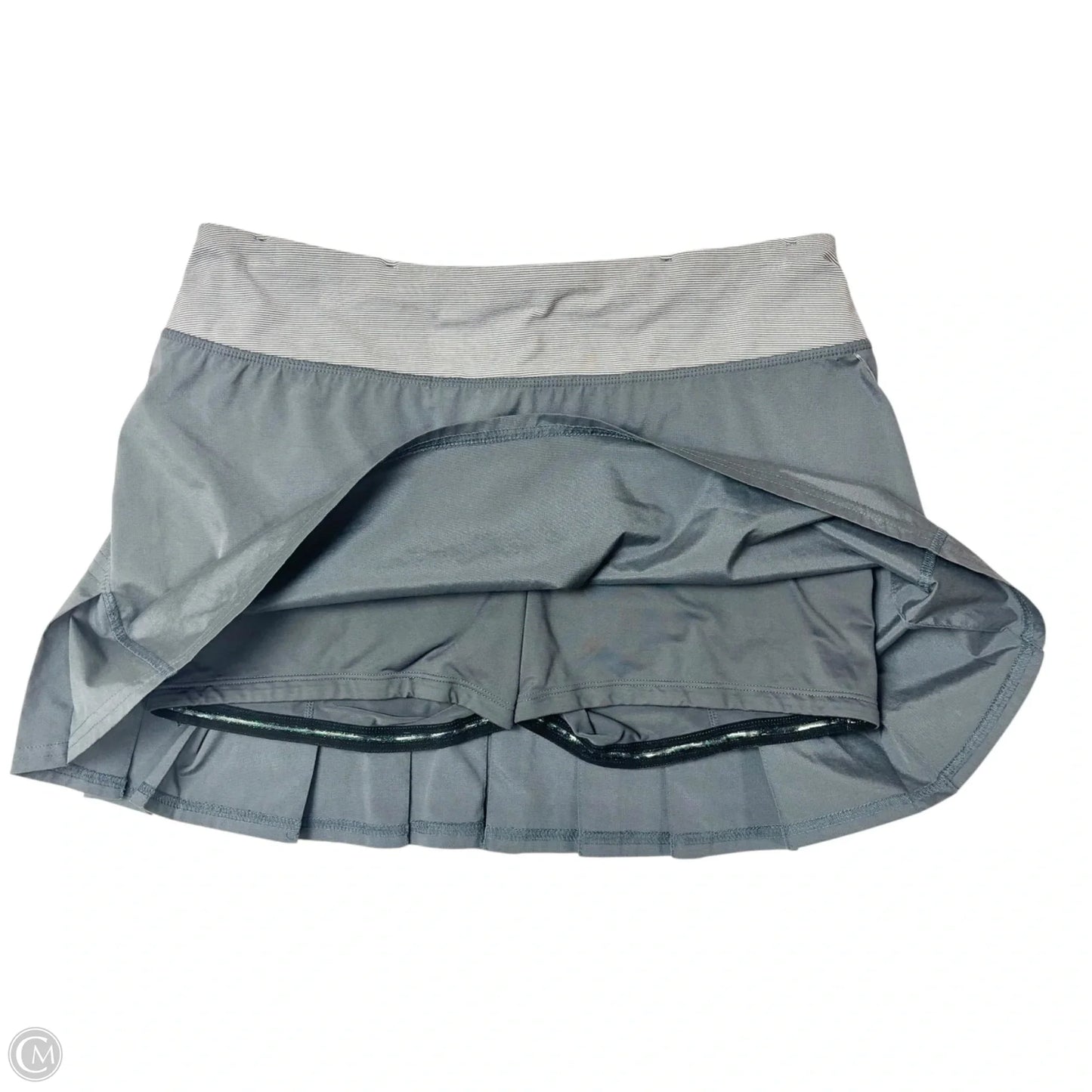 Athletic Skort By Lululemon In Grey, Size: 6