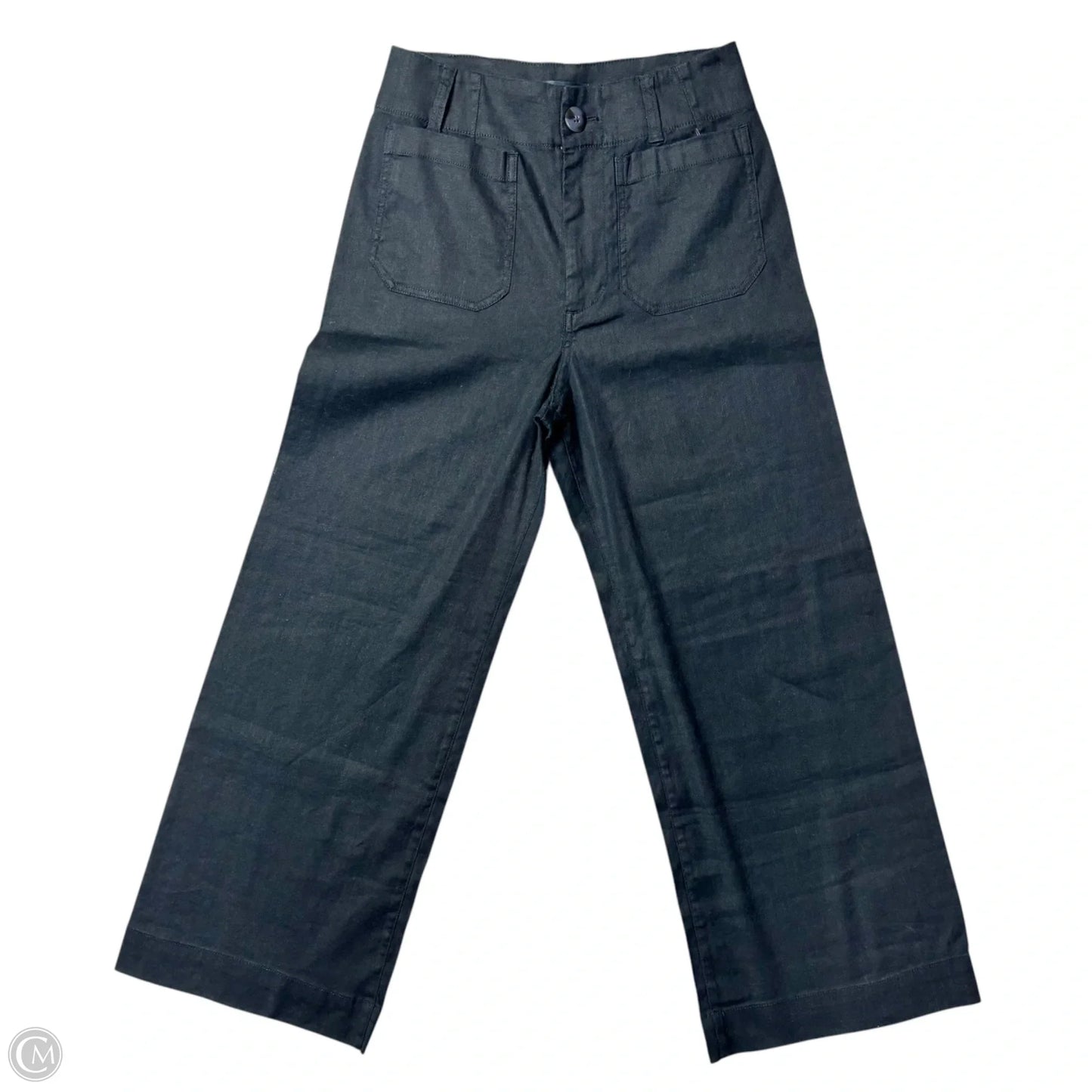 Pants Linen By Maeve In Black, Size: 2