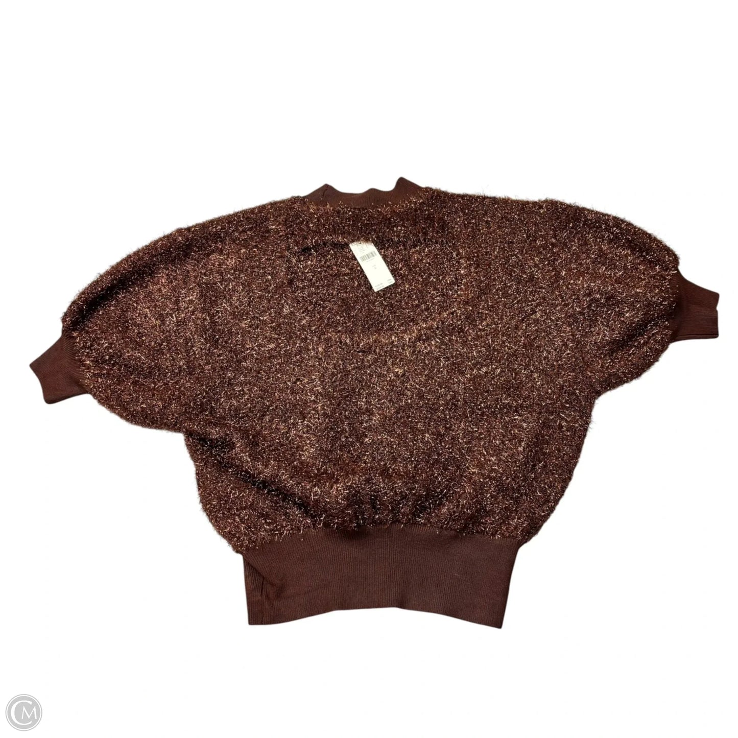 Top Short Sleeve By Maeve In Brown, Size: S