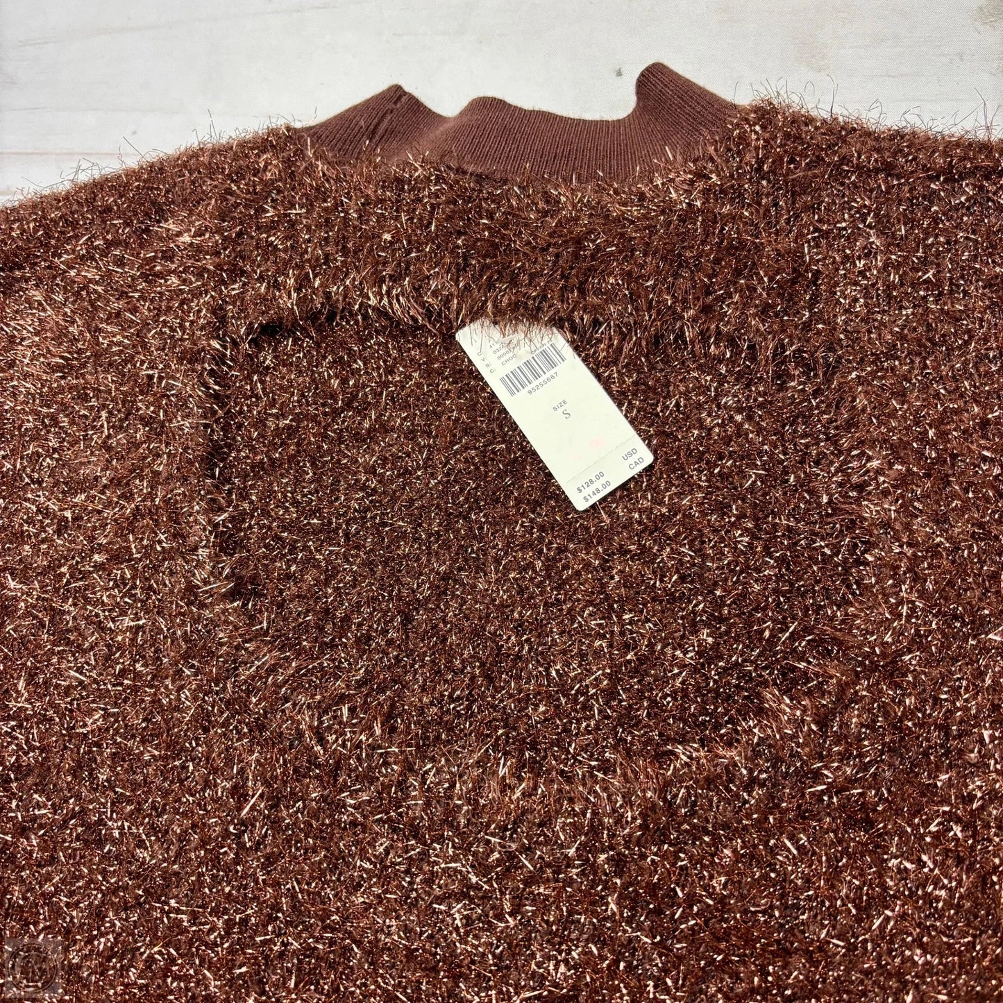 Top Short Sleeve By Maeve In Brown, Size: S