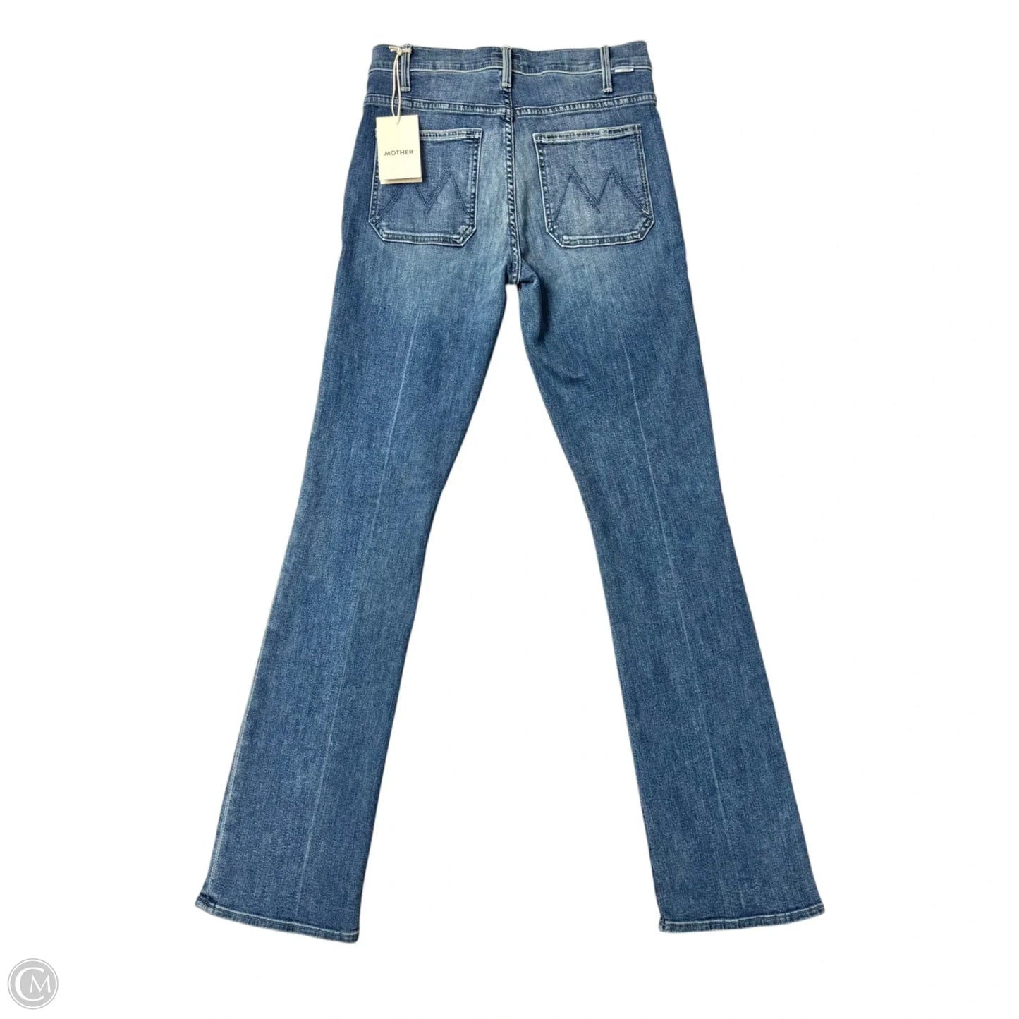 Jeans Boot Cut By Mother In Blue Denim, Size: 4