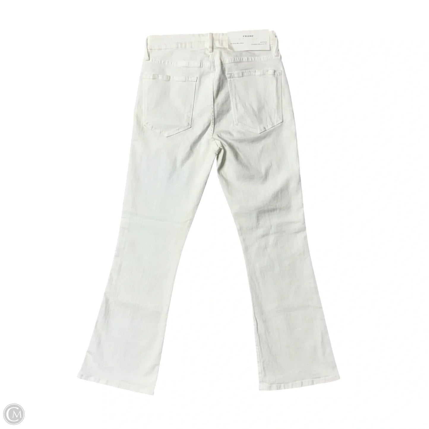 Jeans Boot Cut By Frame In White, Size: 8