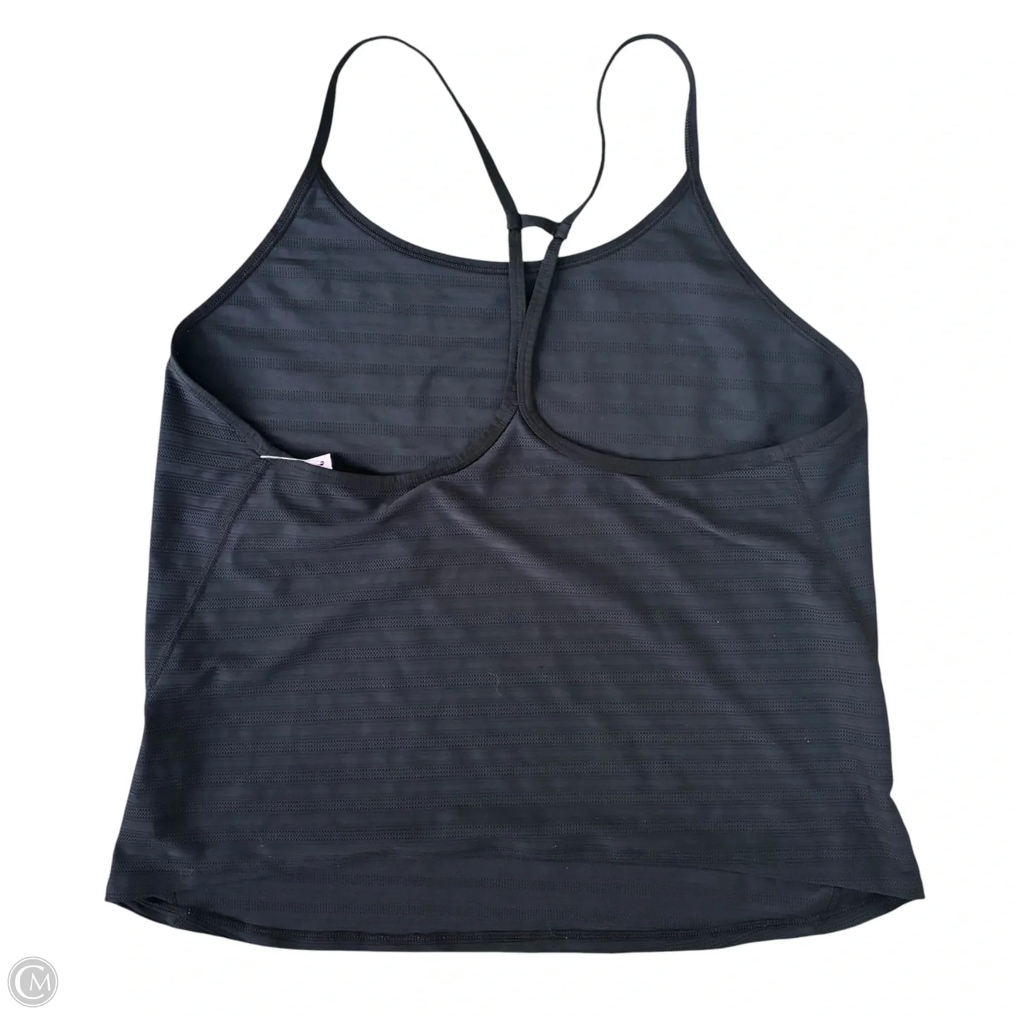 Athletic Tank Top By Nike Apparel In Black, Size: L