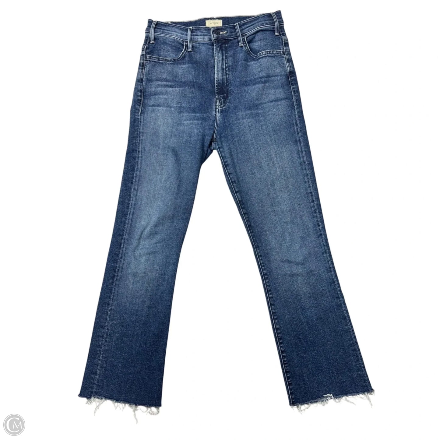 Jeans Boot Cut By Mother In Blue Denim, Size: 4