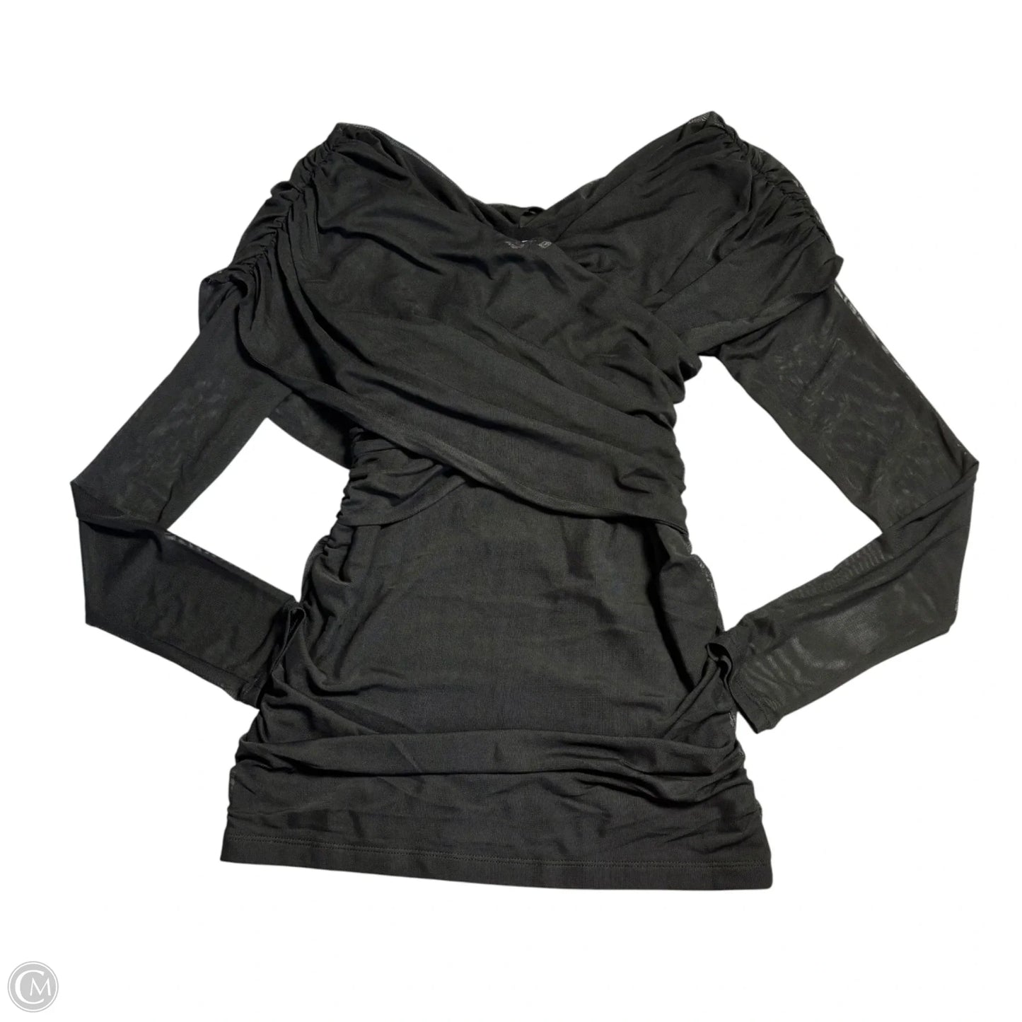 Top Long Sleeve By Loft In Black, Size: M