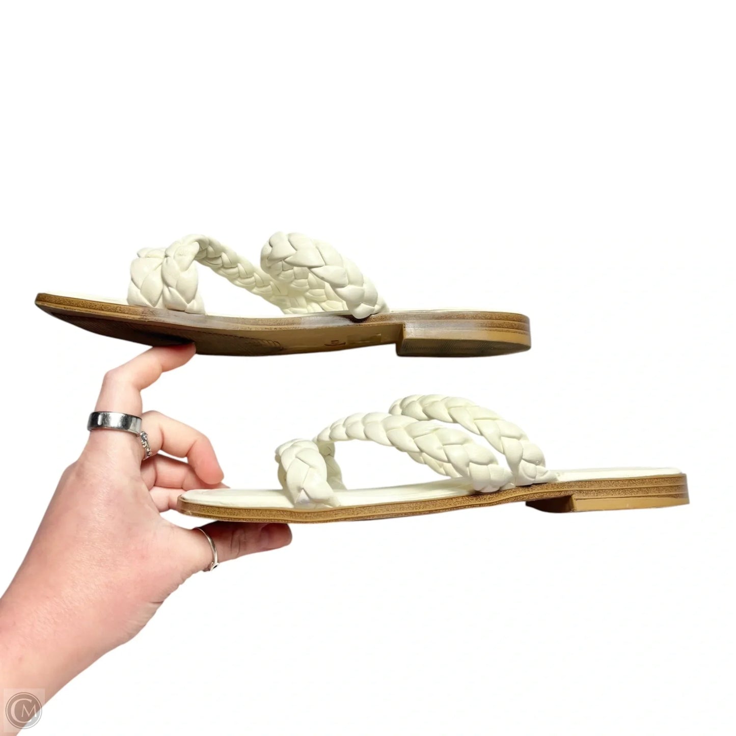 Sandals Flats By Sincerely Jules In White, Size: 7.5