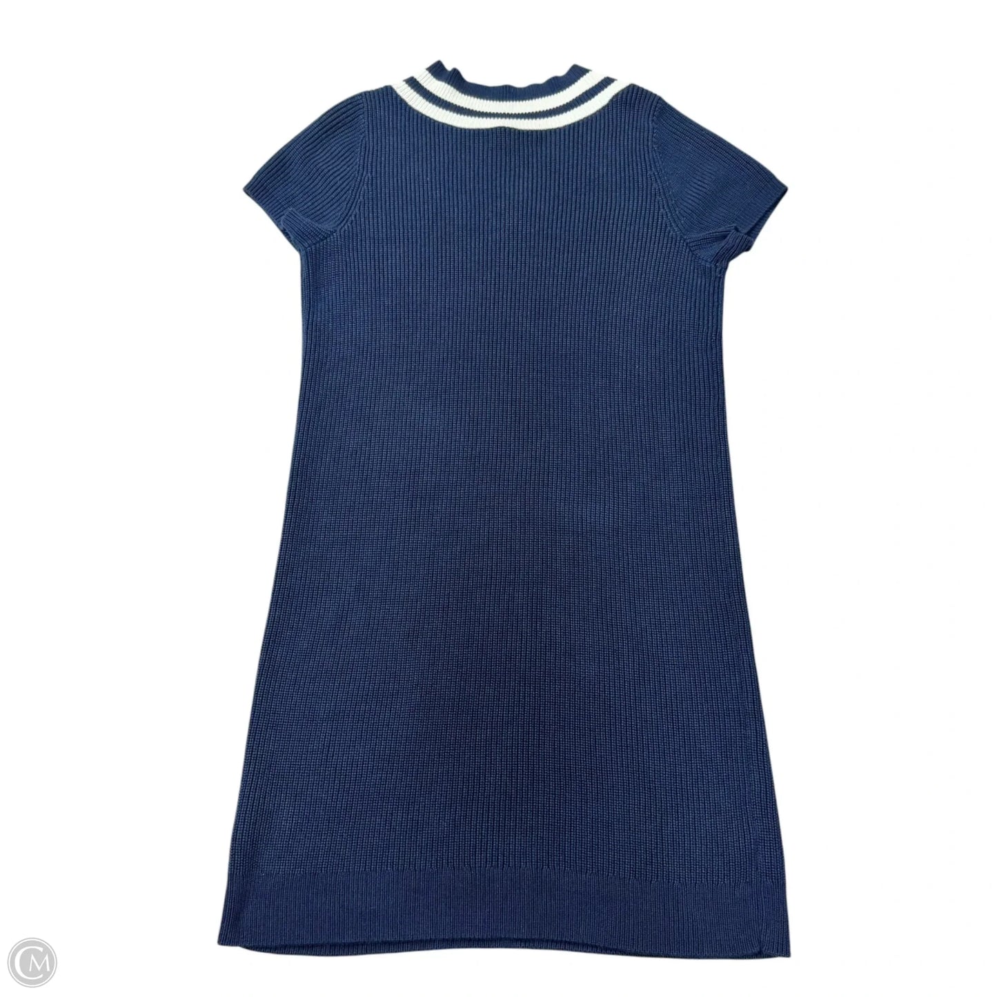 Dress Casual Midi By Lauren By Ralph Lauren In Navy, Size: 1x