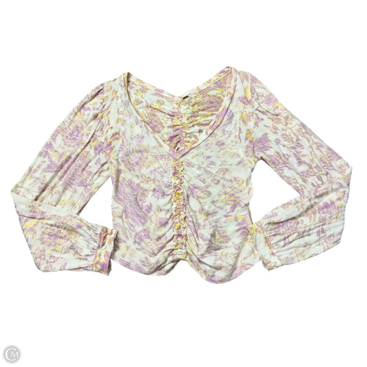 Top Long Sleeve By Free People In Paisley Print, Size: S