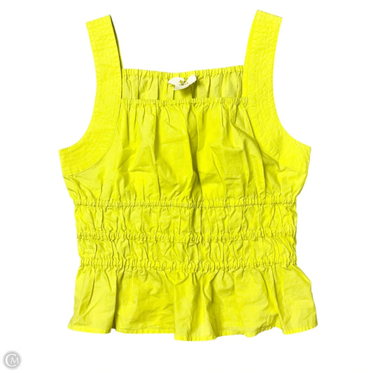 Top Sleeveless By Maeve In Yellow, Size: Xl