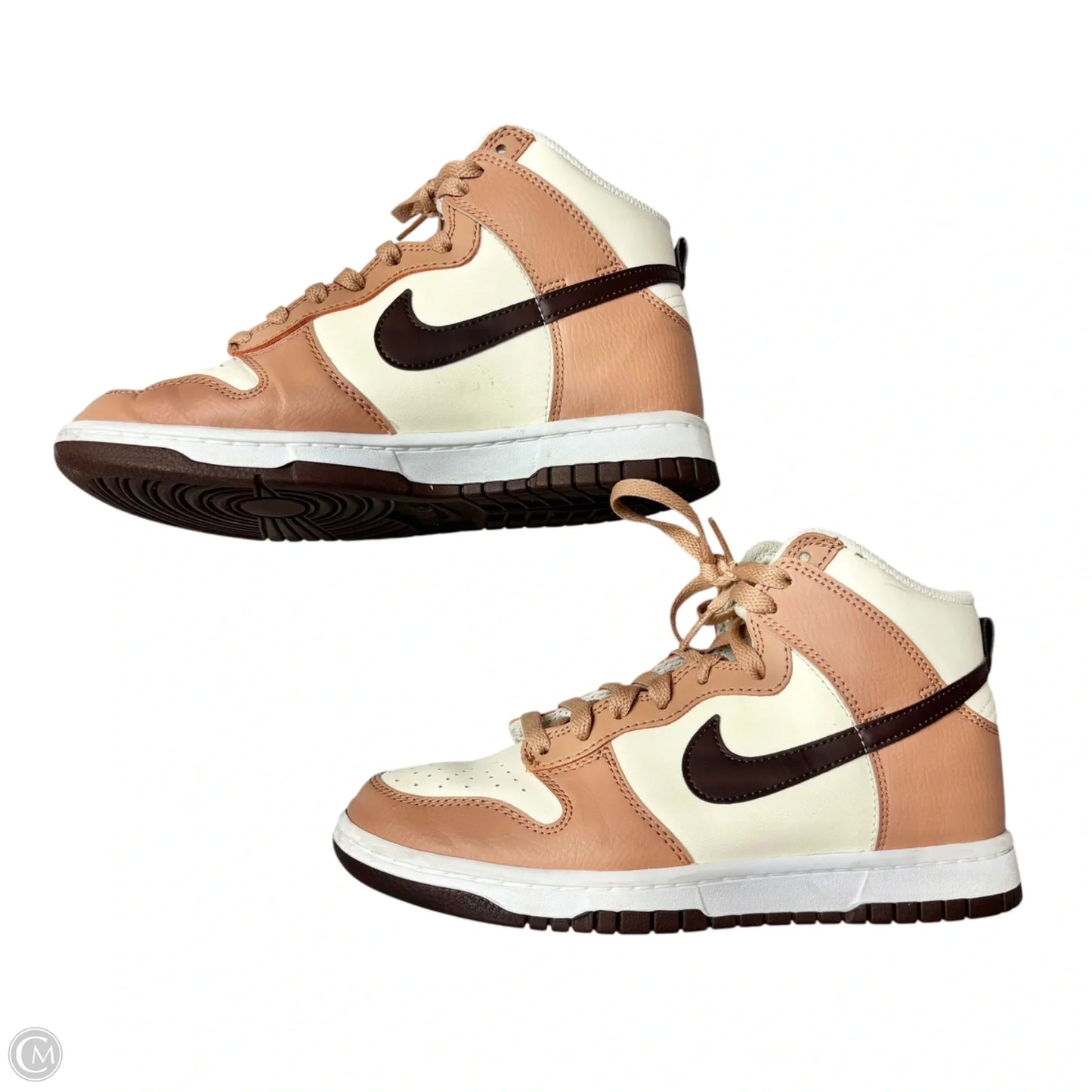 Shoes Sneakers By Nike In Brown & Cream, Size: 7