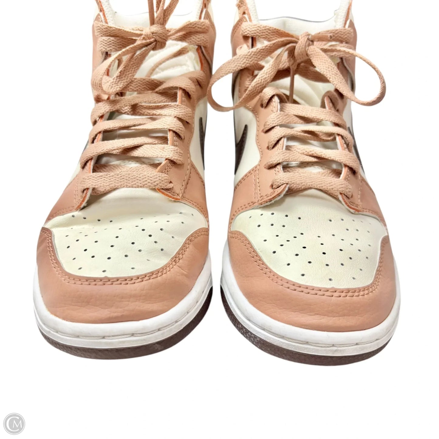 Shoes Sneakers By Nike In Brown & Cream, Size: 7