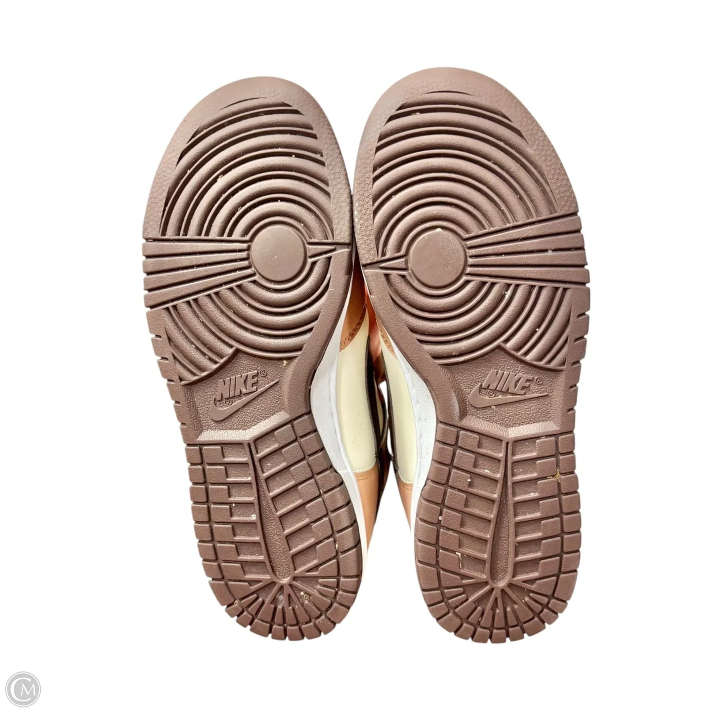 Shoes Sneakers By Nike In Brown & Cream, Size: 7