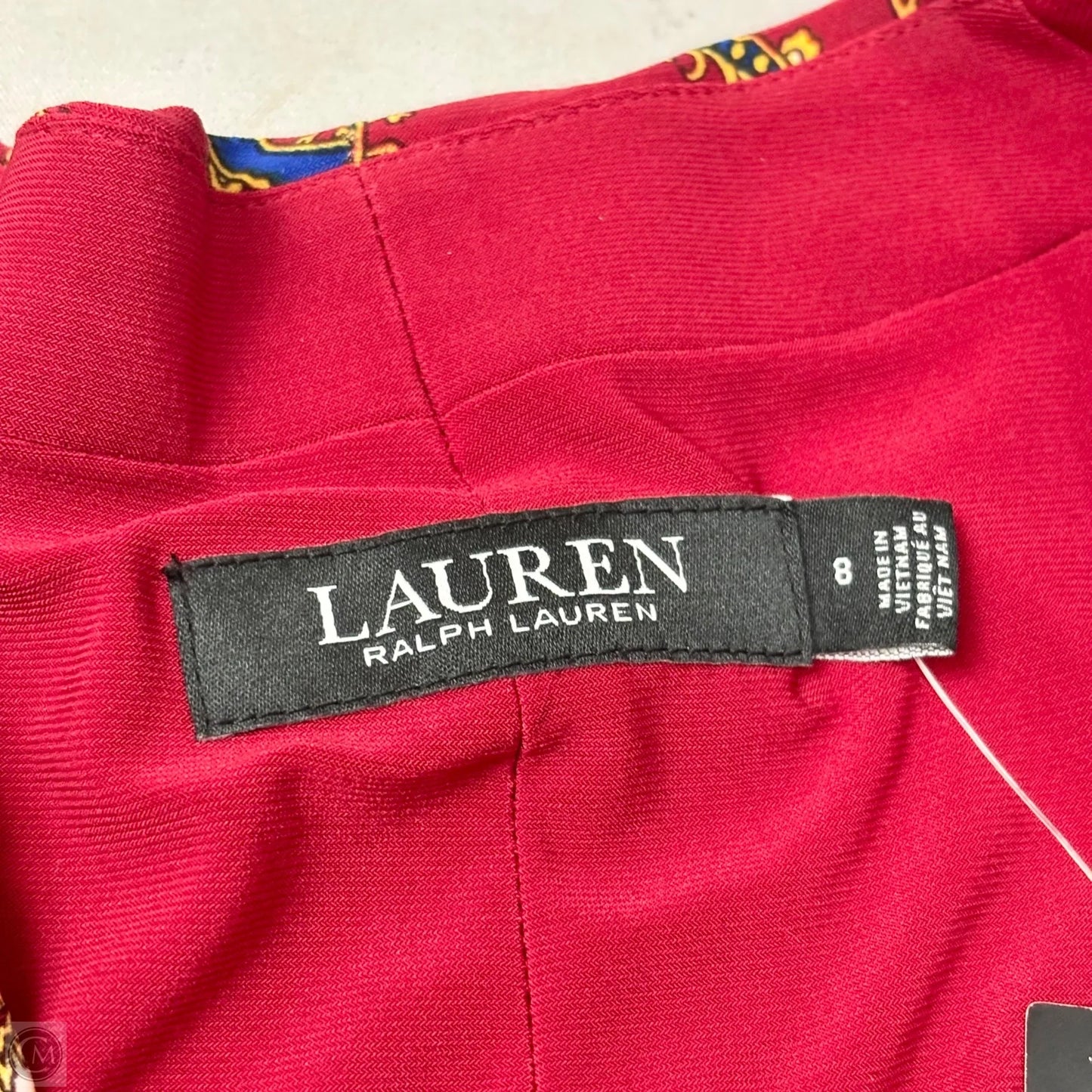 Dress Casual Midi By Lauren By Ralph Lauren In Red, Size: M