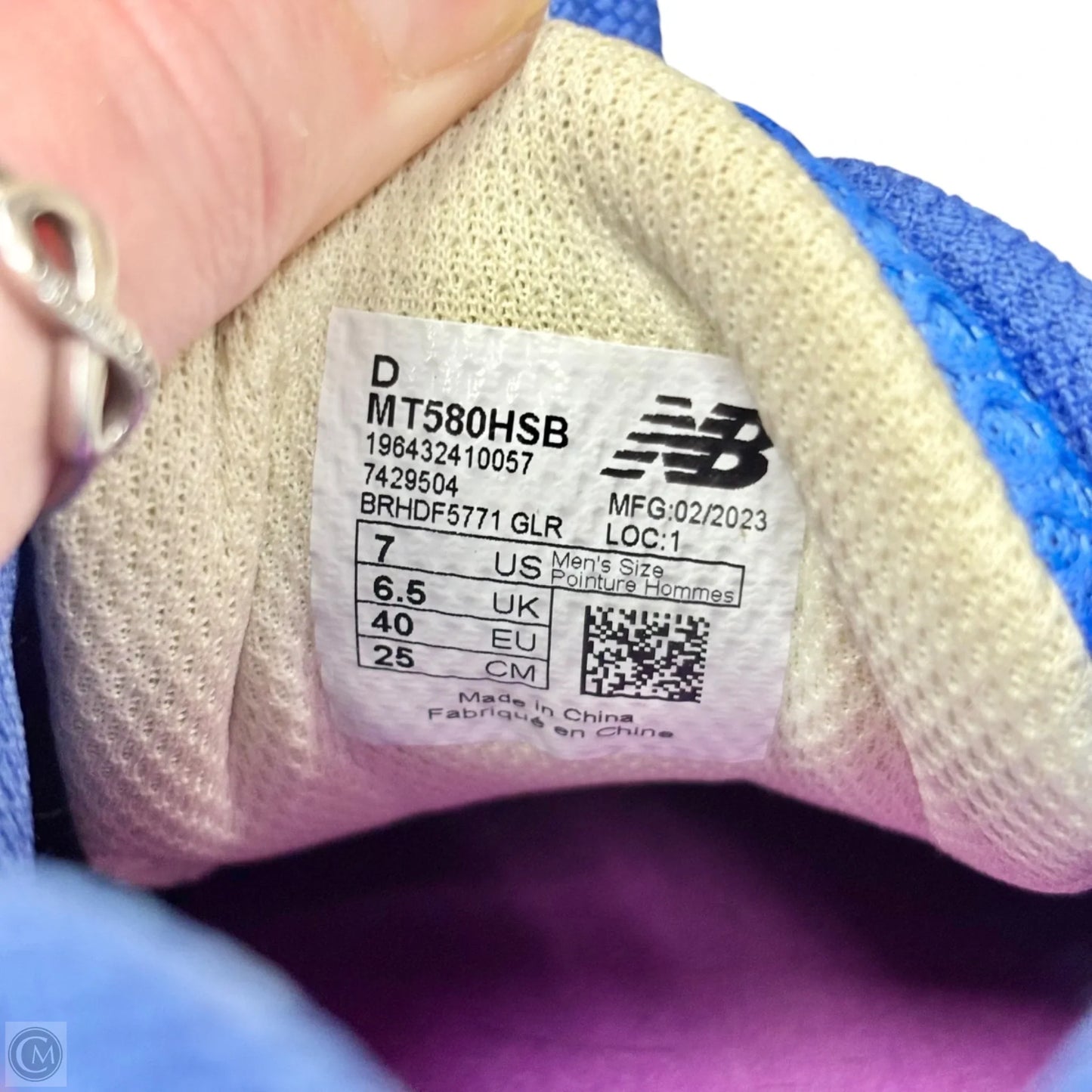 Shoes Athletic By New Balance In Blue, Size: 7