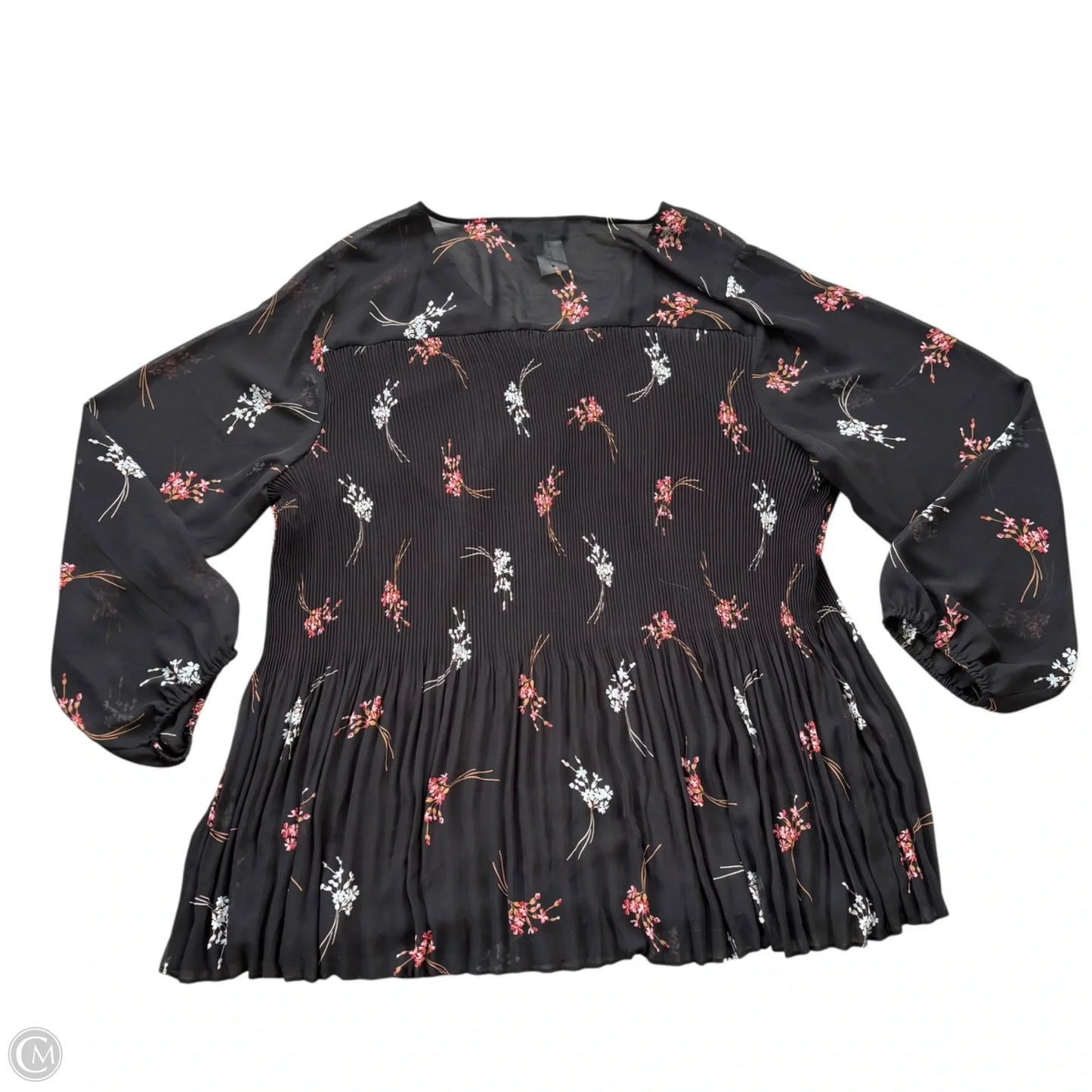 Top Long Sleeve By Lane Bryant In Floral Print, Size: 4x