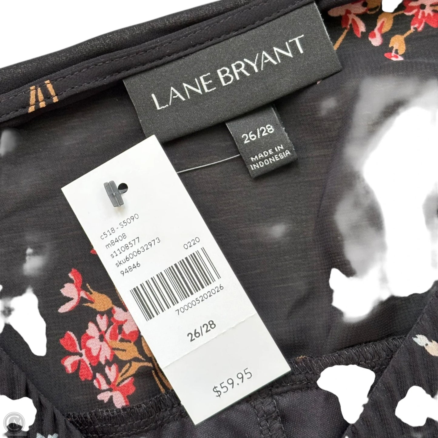 Top Long Sleeve By Lane Bryant In Floral Print, Size: 4x