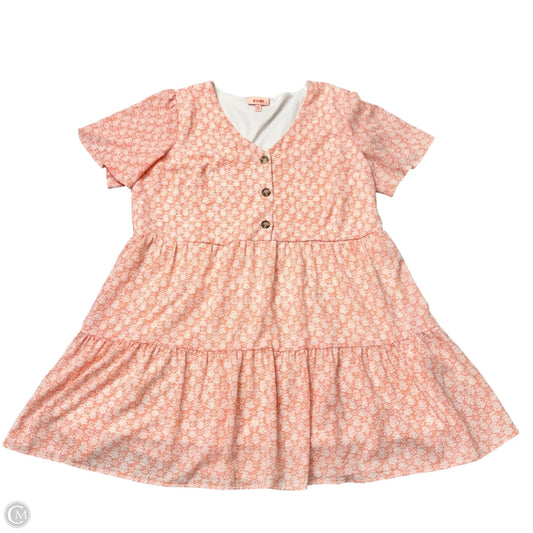 Dress Casual Short By Evri In Floral Print, Size: 2x