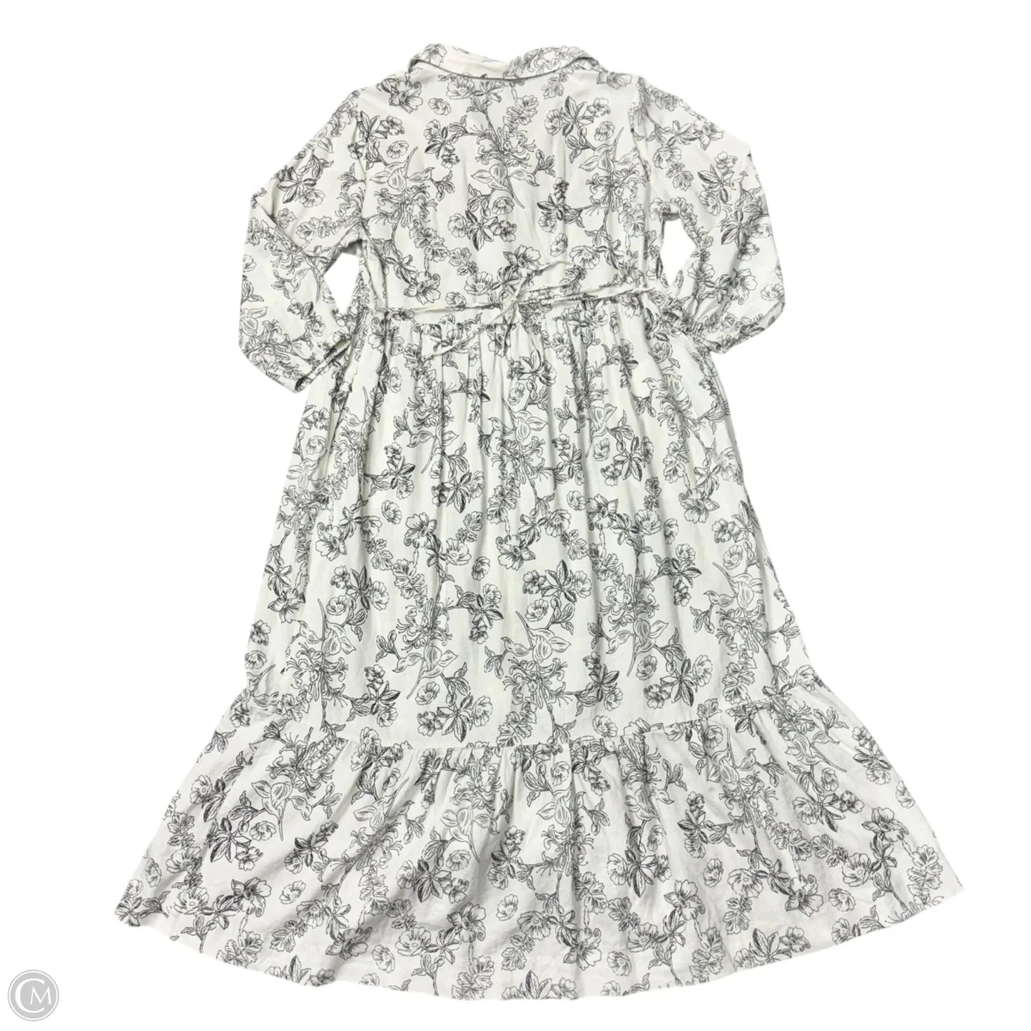 Dress Casual Maxi By Joie In Floral Print, Size: L