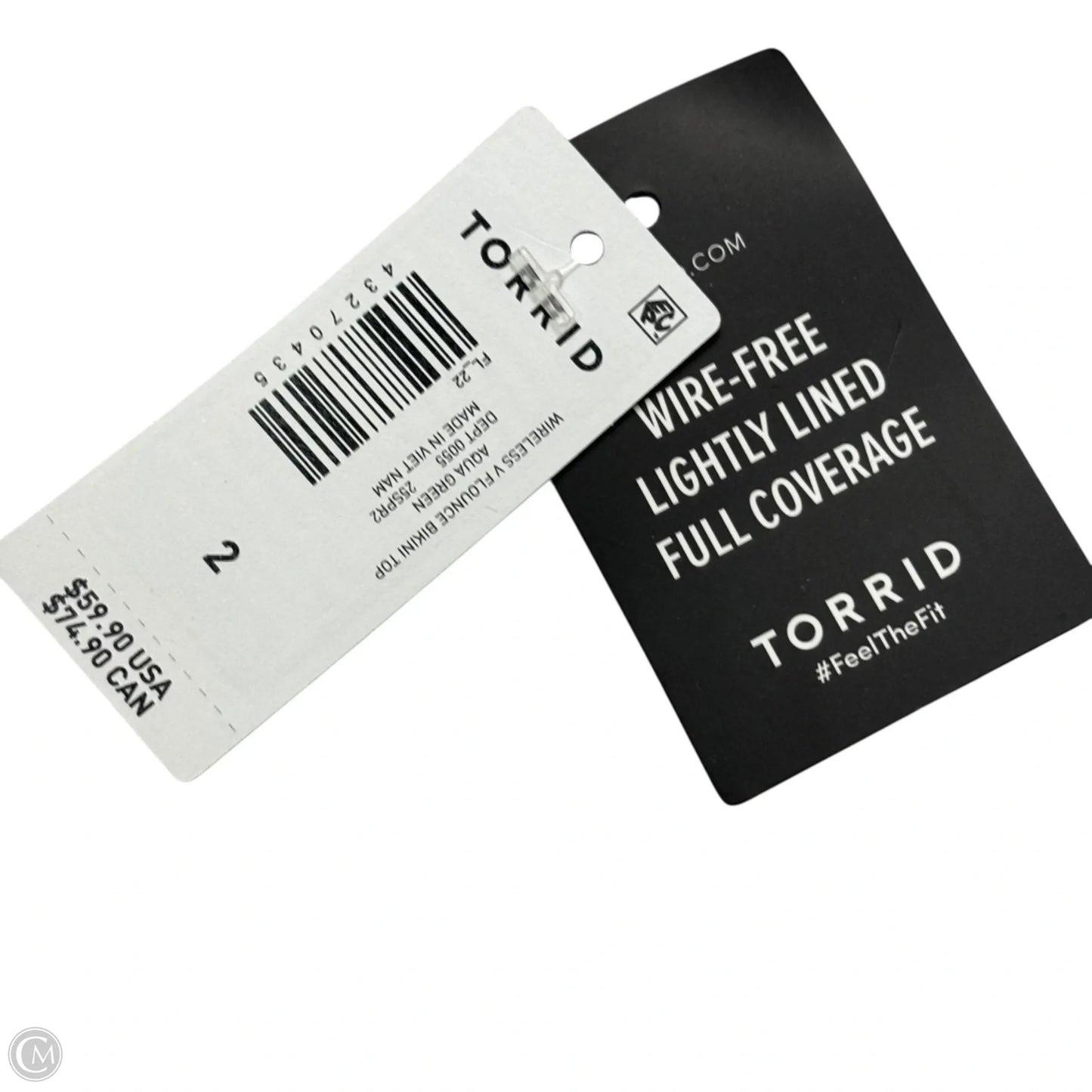 Swimsuit Top By Torrid In Blue, Size: 2x