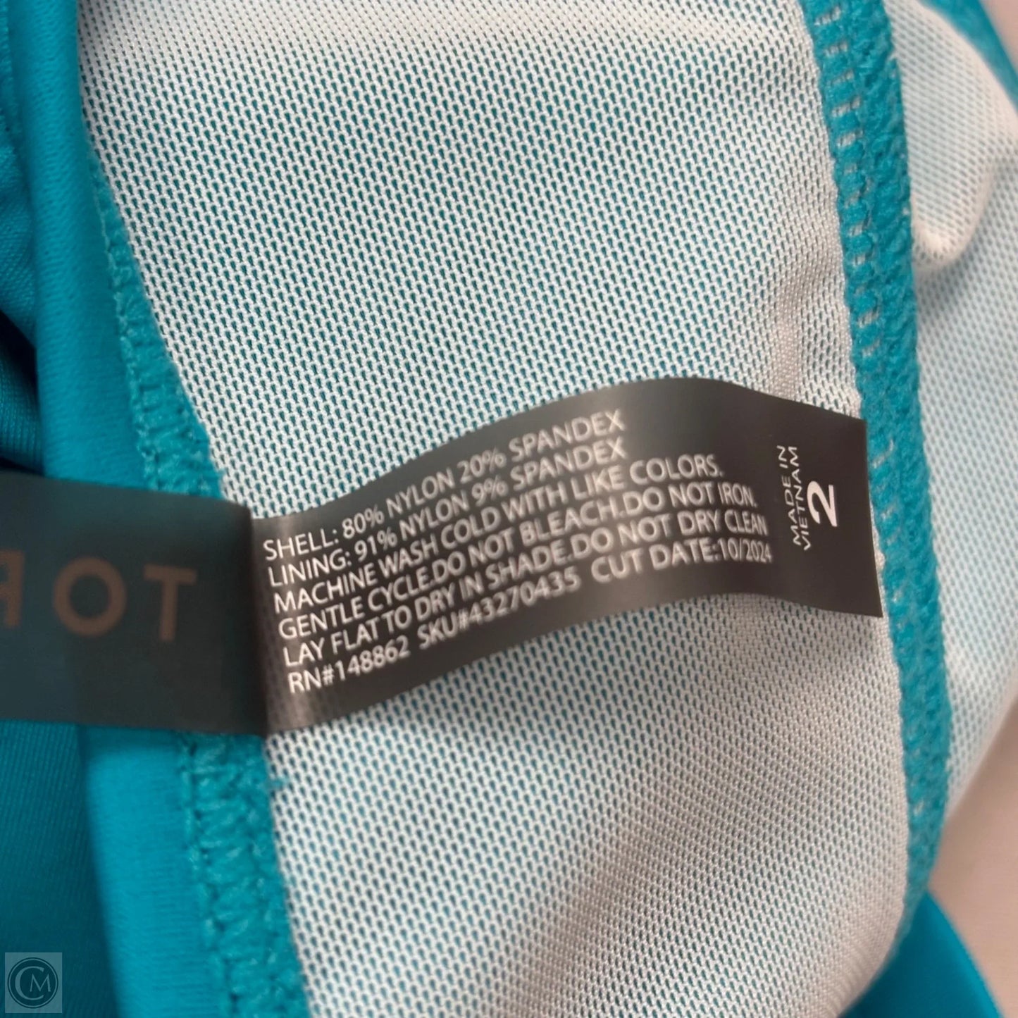 Swimsuit Top By Torrid In Blue, Size: 2x